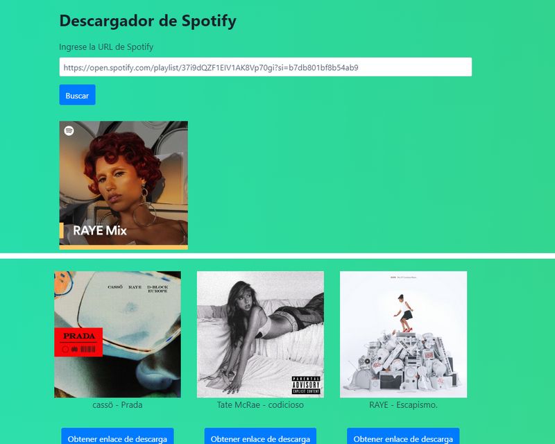 Spotidown Spotify a MP3 Downloader