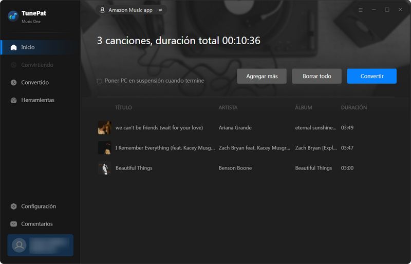 Iniciar sesión en Amazon Music en TunePat