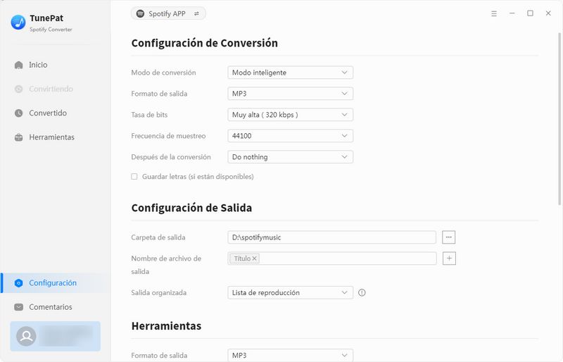 terminar la configuración