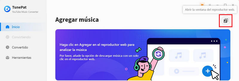 visita el reproductor web de YouTube Music