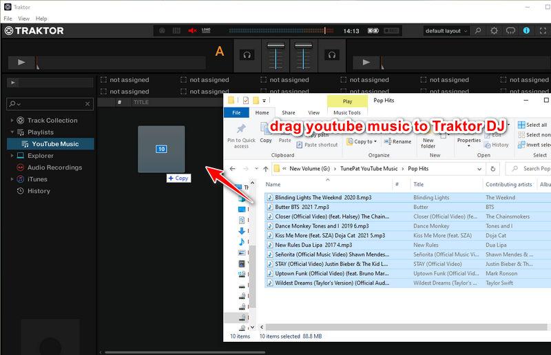 agregar música de youtube a traktor dj