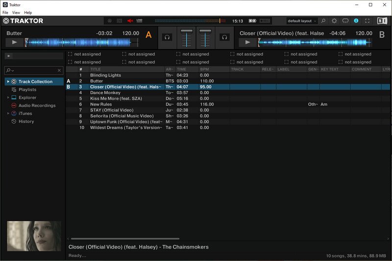 mezclar música de youtube con traktor dj