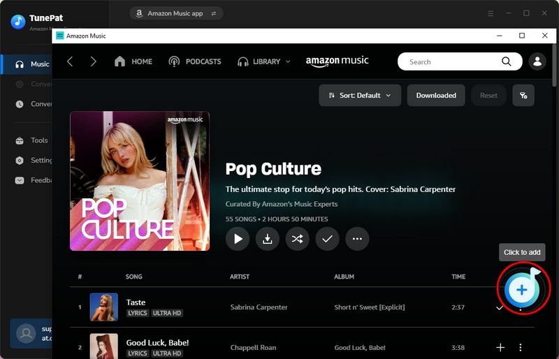 analyze Amazon playlist