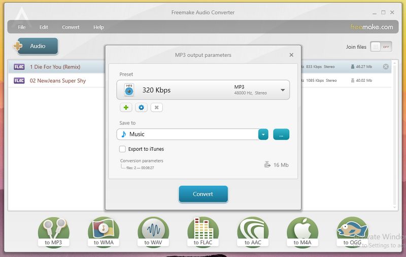 Freemake Audio Converter
