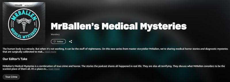 MrBallen’s Medical Mysteries Podcast