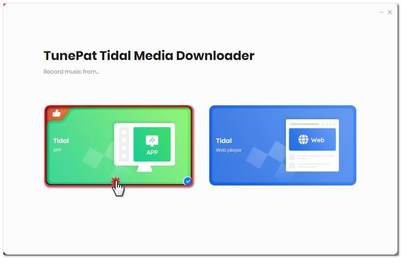 tunepat tidal convert mode