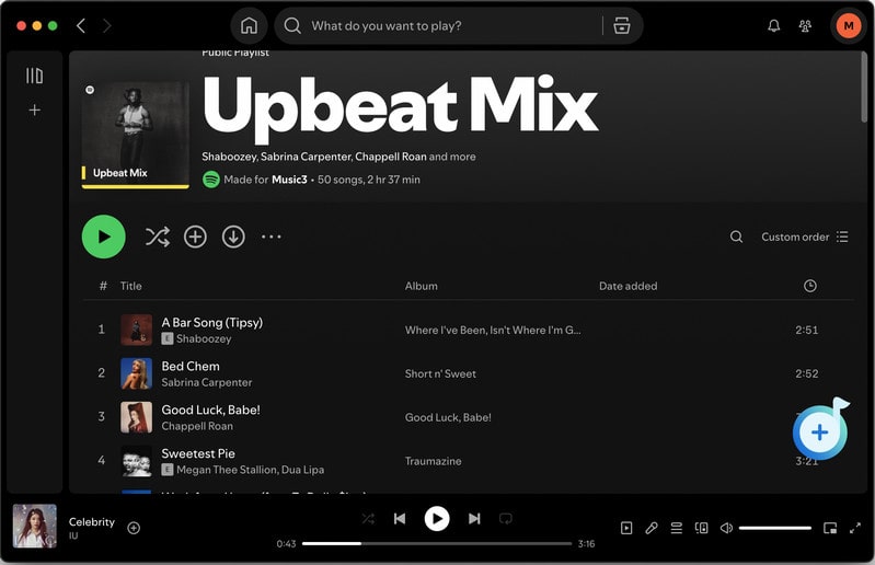 Add Spotify songs to TunePat app mode